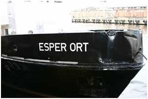 Rumpf (Seezeichenkontrollboot Esper Ort)